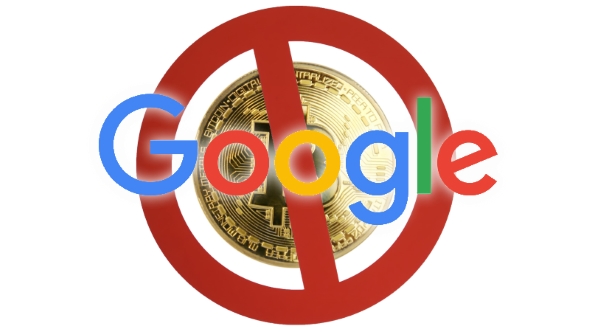 Google proíbe anúncios criptográficos