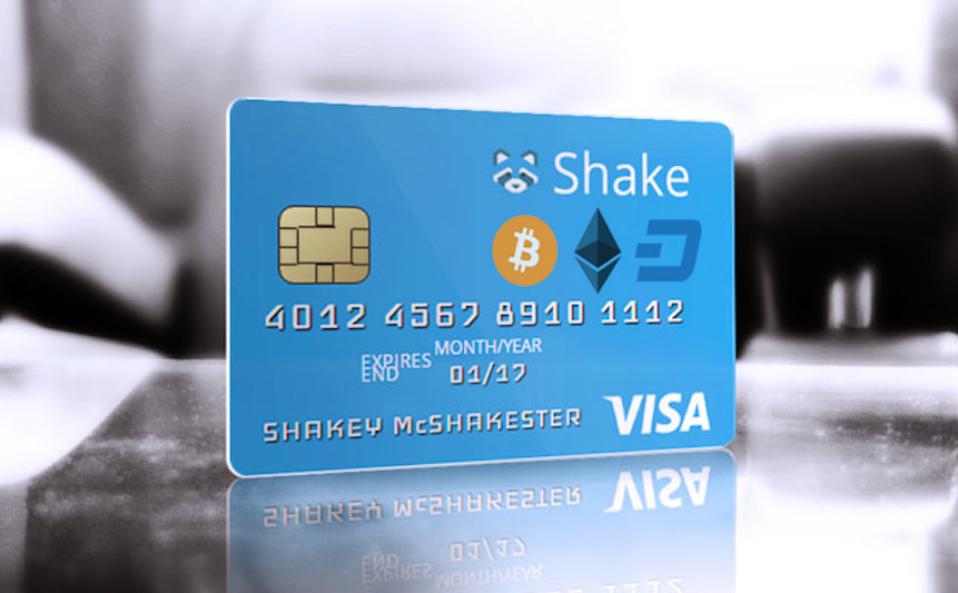 shakepay bitcoin debit card